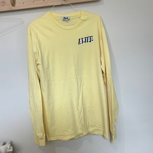 ALife yellow long sleeve Tshirt